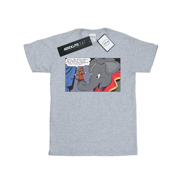 Disney Boys Dumbo Rich And Famous T-Shirt 7-8 År Sports Grey Sports Grey 7-8 Years