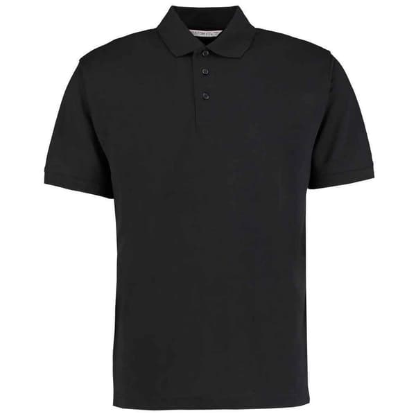 Kustom Kit Herr Klassisk Pikétröja 3XL Svart Black 3XL