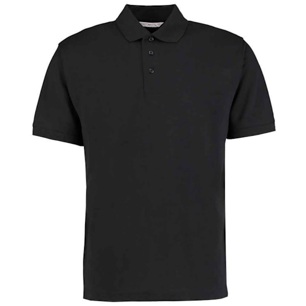 Kustom Kit Klassisk Pikétröja för Herr 4XL Svart Black 4XL