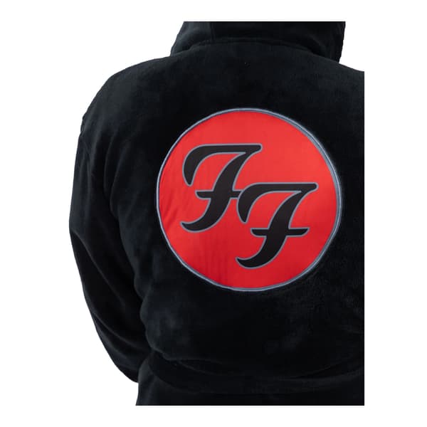 Foo Fighters Herr Logotyp Hooded Robe M Svart Black M