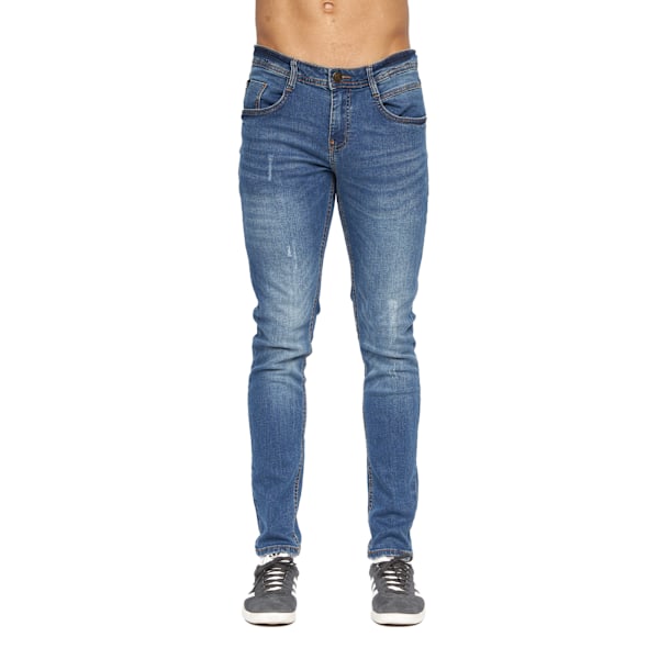 Duck and Cover Herr Tranfold Slim Jeans (2-pack) 38R Grå/St Grey/Stone Wash 38R