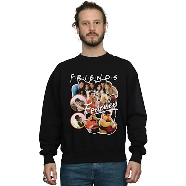 Friends Herr The One With All The Hugs Sweatshirt L Svart Black L