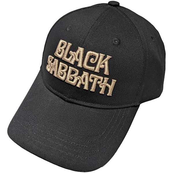 Black Sabbath Unisex Vuxen Logo Baseball Cap En Storlek Svart Black One Size