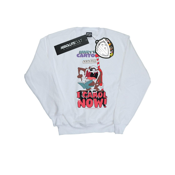 Looney Tunes Herr Taz I Carol Now Sweatshirt 5XL Vit White 5XL