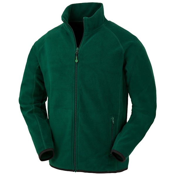 Result Äkta Återvunnen Herr Polarthermic Fleecejacka 4XL För Forest Green 4XL