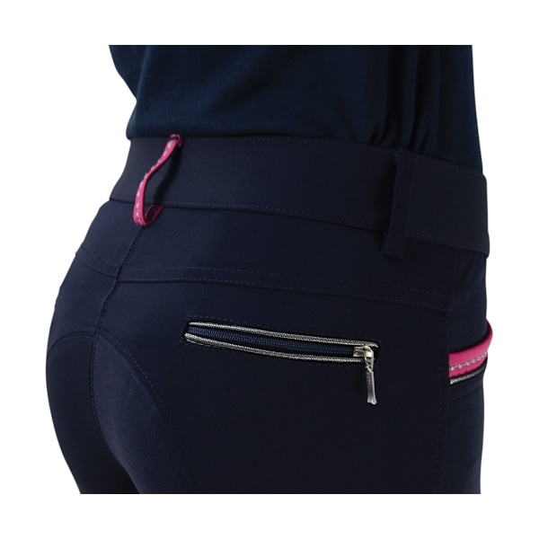 HyFASHION Dam/Dam Mizs Eugenie Breeches 22R Marinblå/Rosa Navy/Pink 22R