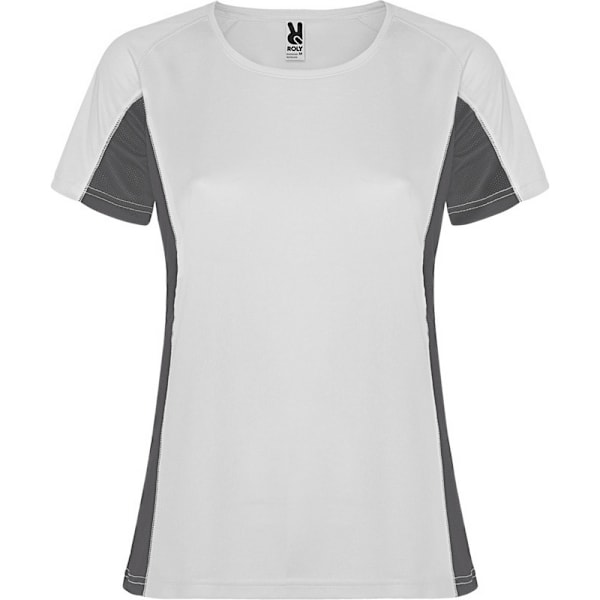 Roly Dam/Dam Shanghai Kortärmad Sport T-shirt XXL Wh White/Dark Lead XXL