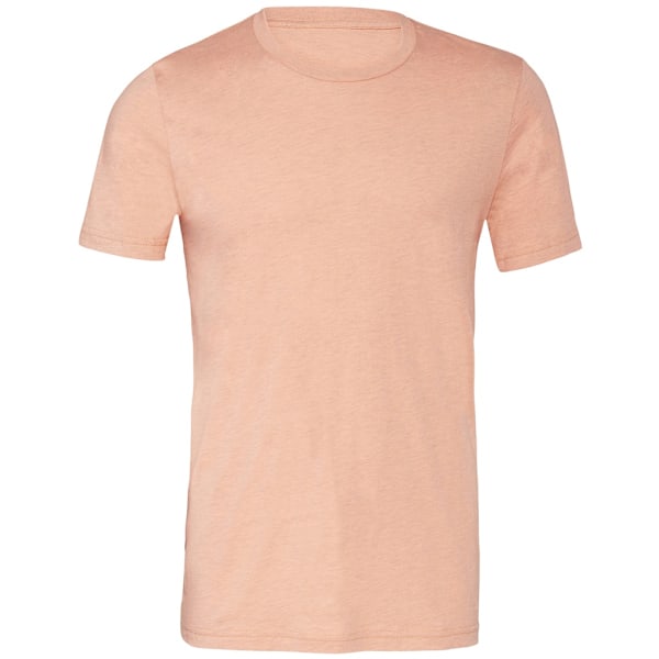 Bella + Canvas Unisex Heather CVC T-shirt M Korall Solnedgång Coral Sunset Heather M