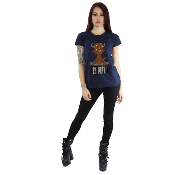 Disney Dam/Kvinnor Zootropolis Yak dom Bomull T-shirt XL Deep Navy XL