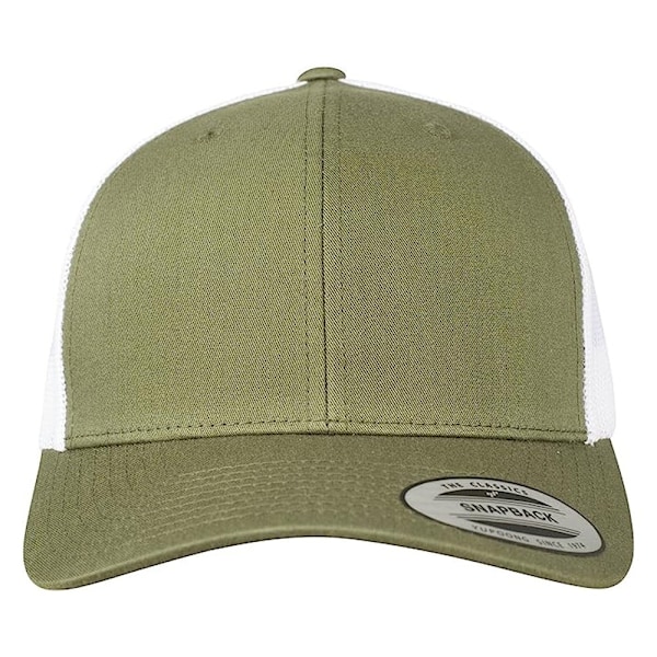 Flexfit Unisex Retro Tvåfärgad Trucker Cap En Storlek Buck/Vit Buck/White One Size