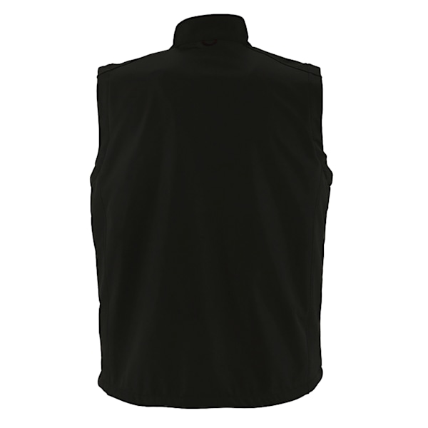 SOLS Herr Rallye Soft Shell Bodywarmer Jacka L Svart Black L