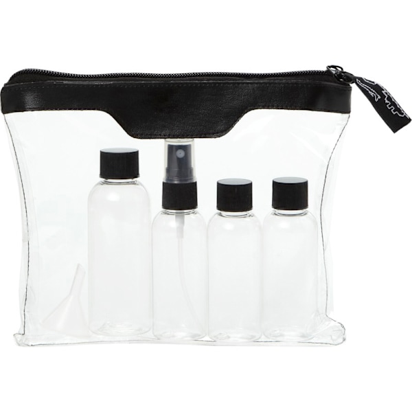 Bullet Munich Flygplatsgodkänd Reseflaskeset 20 x 16 x 3,4 Transparent/Black 20 x 16 x 3.4 cm