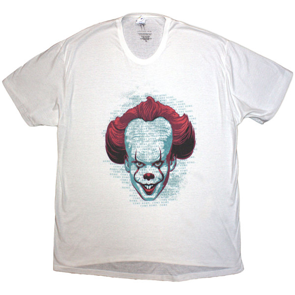 It Unisex Vuxen Come Home Pennywise T-Shirt XL Vit White XL