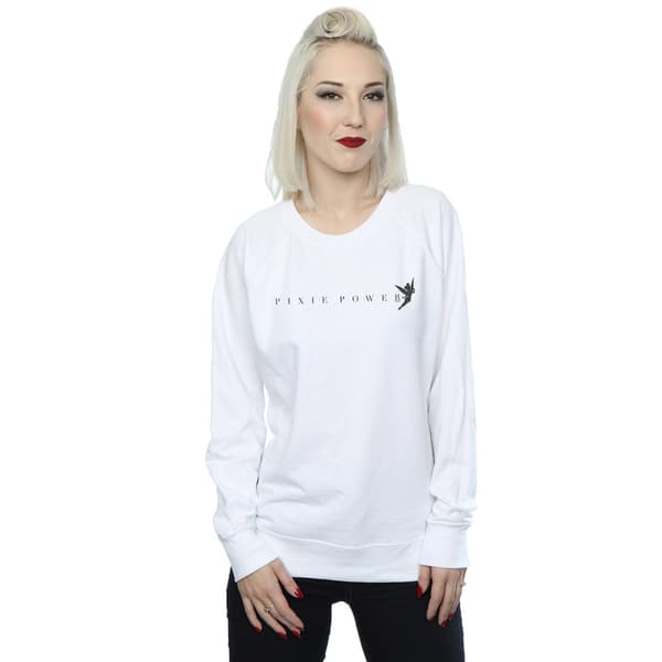 Disney Dam/Kvinnor Tinker Bell Pixie Power Sweatshirt L Vit White L