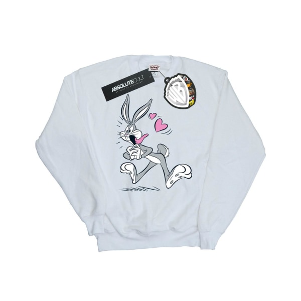 Looney Tunes Dam/Damer Bugs Bunny In Love Sweatshirt M Vit White M