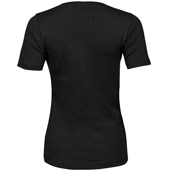 Tee Jays Dam/Dam Interlock T-shirt L Svart Black L