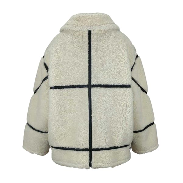 Jack Wills Dam Shearlingjacka 12 UK Cream Cream 12 UK