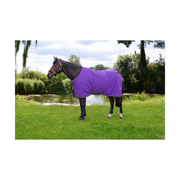 StormX Original 50 Standard-Neck Horse Turnout Matta 7´ 3 Lila Purple/Yellow 7´ 3