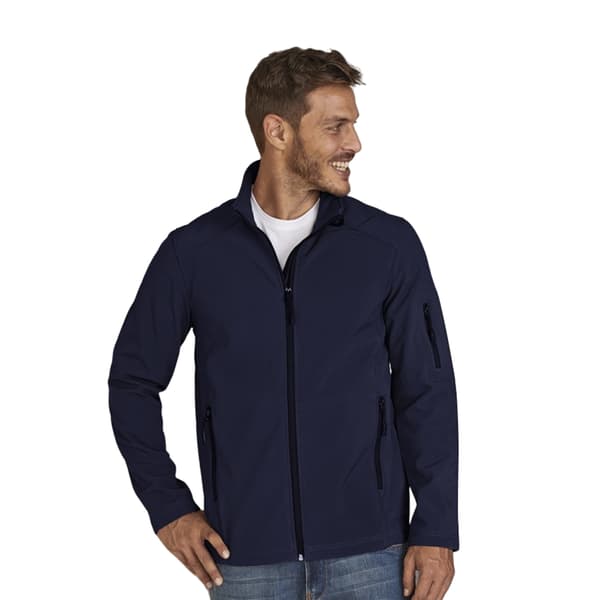 Kariban Herr Modern Softshell 3-lagers Performancejacka Navy 2XL