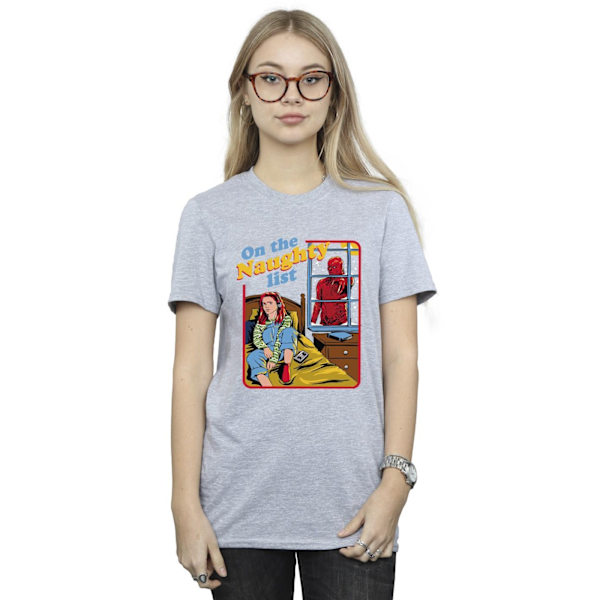 Netflix Dam/Kvinnor Stranger Things Naughty List Bomull Pojkvän Sports Grey XL