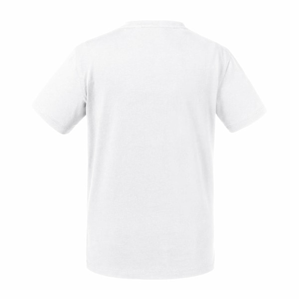 Russell Barn/Barnkläder Ekologisk Kortärmad T-shirt 3-4 År White 3-4 Years