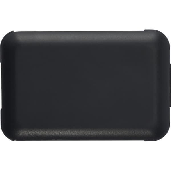 Savvy återvunnen plast modulär laddningskabel med telefonhållare Solid Black One Size