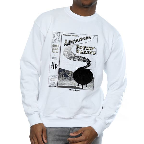 Harry Potter Herr Hufflepuff Quidditch Team Captain Tröja White 3XL