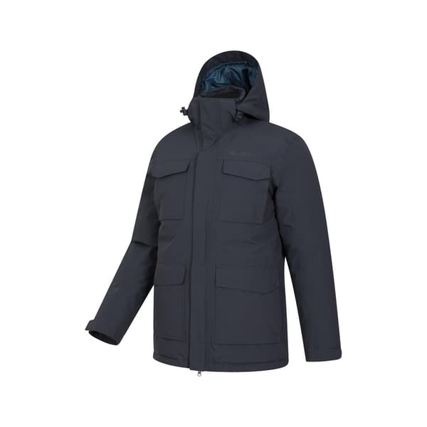 Mountain Warehouse Herr Concord Extreme Down Lång Jacka Blue XXL