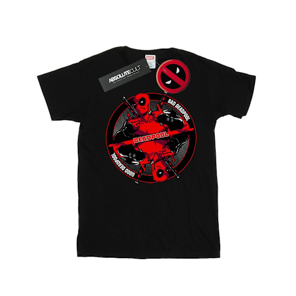 Marvel Deadpool Good Bad T-shirt M Svart Black M