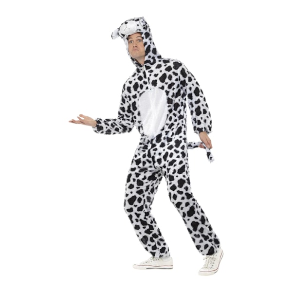 Smiffys Unisex Vuxen Dalmatiner Kostym M Vit/Svart White/Black M