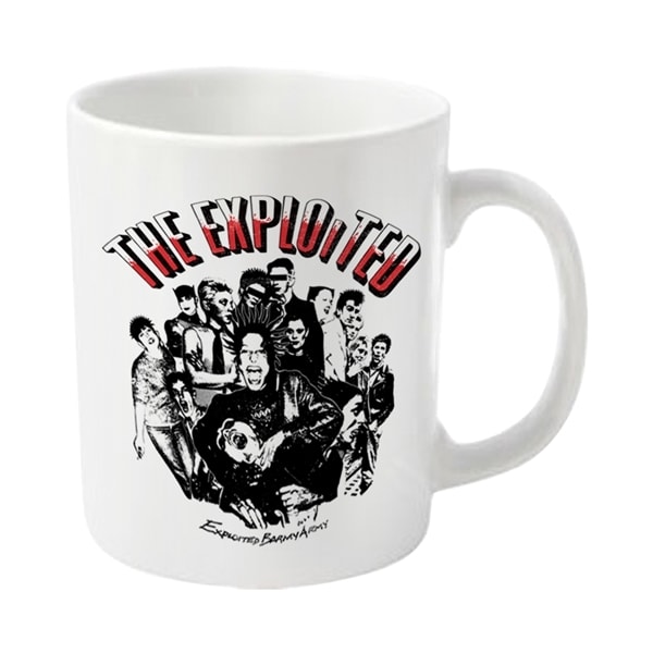 The Exploited Barmy Army Mug En Storlek Vit White One Size