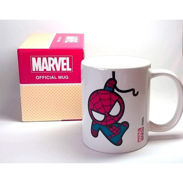 Marvel Kawaii Spider-Man Mug En Storlek Vit/Röd/Blå White/Red/Blue One Size