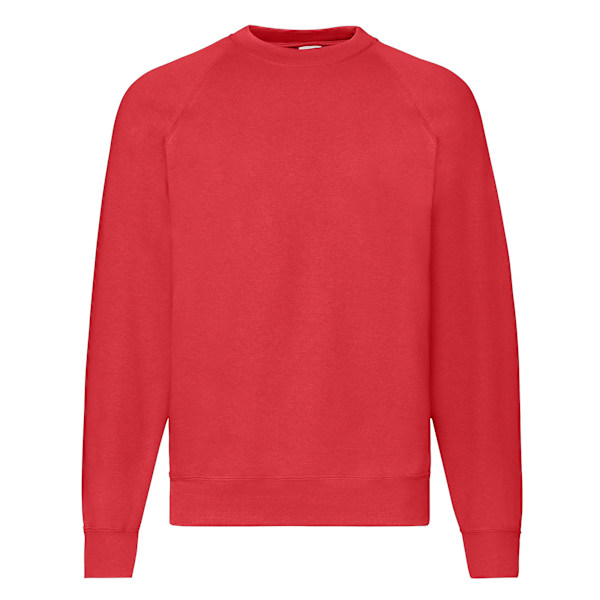 Fruit Of The Loom Classic 80/20 Raglan Sweatshirt S Röd Red S