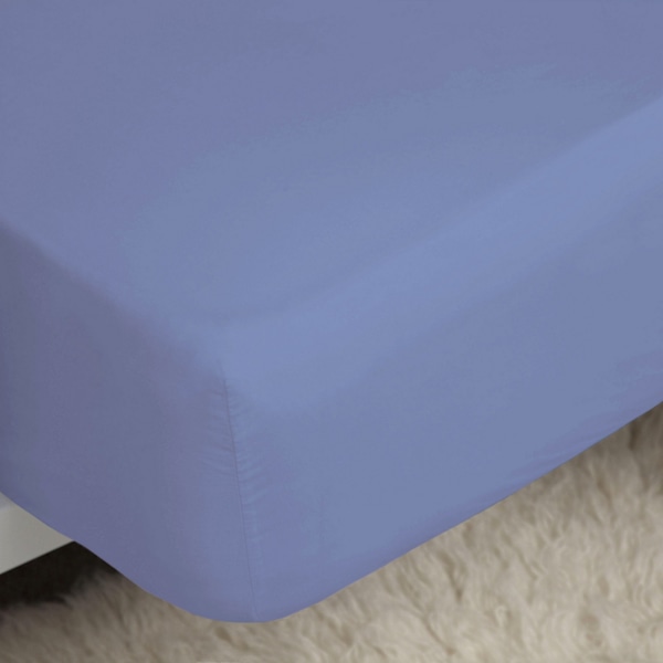 Belledorm Easycare Percale Dra-på-lakan Superking Ljusblå Sky Blue Superking