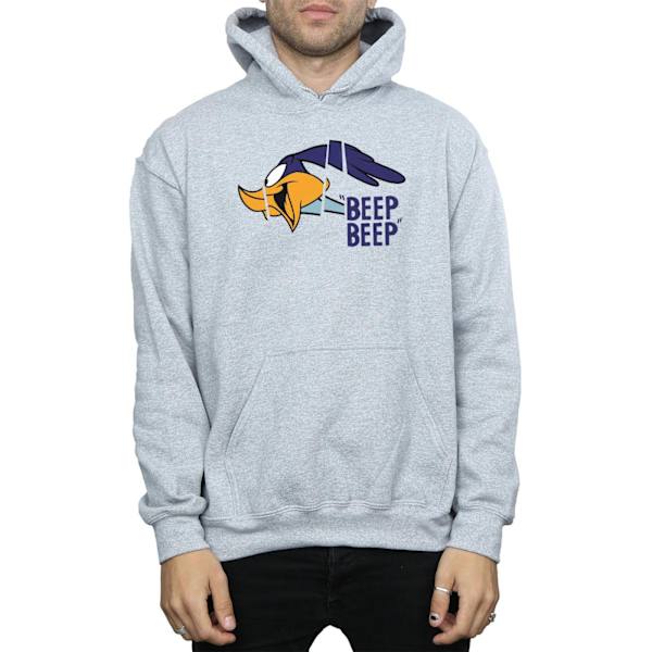 Looney Tunes Mens Road Runner Beep Beep Hoodie XL Sports Grey Sports Grey XL
