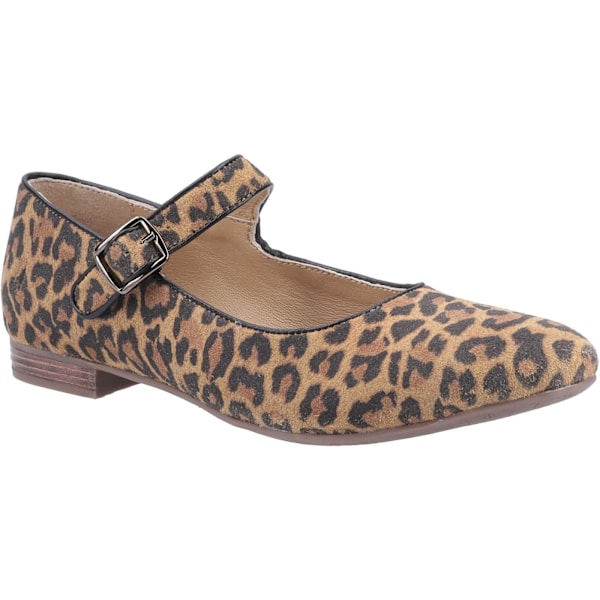 Hush Puppies Dam/Dam Melissa Leopard Mocka Mary Jane 8 UK Brown/Black 8 UK