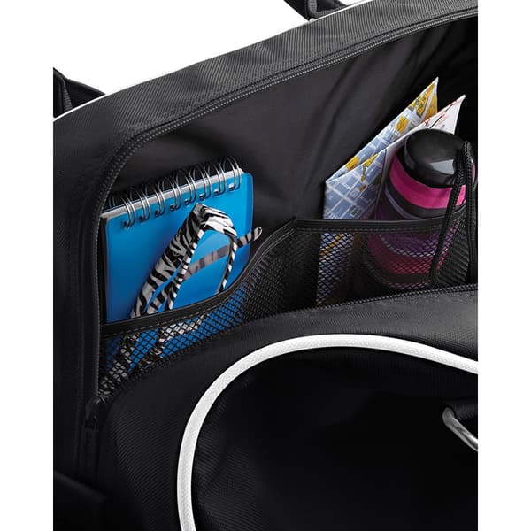 Bagbase Retro Bowlingväska (23 liter) One Size Svart/Vit Black/White One Size