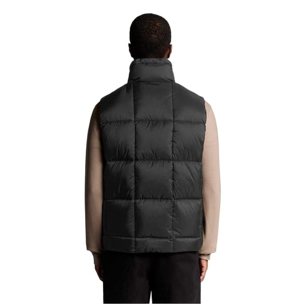 Lyle & Scott Herr Cocoon Quilted Logo Gilet M Lack Lacquer M