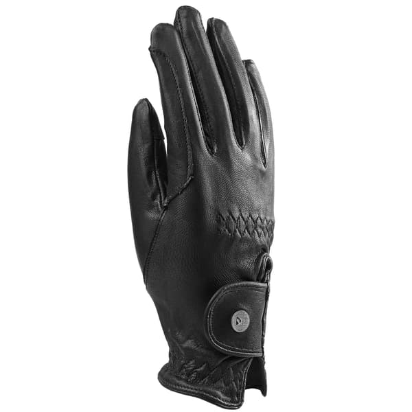 Aubrion Dam/Dam Läder Ridhandskar M Svart Black M