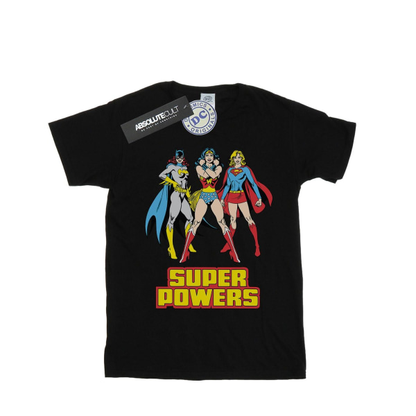 Wonder Woman Girls Super Power T-shirt 9-11 år Svart Black 9-11 Years