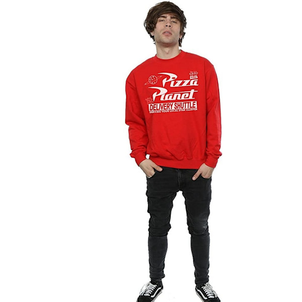 Toy Story Herr Pizza Planet Logotyp Sweatshirt L Röd Red L