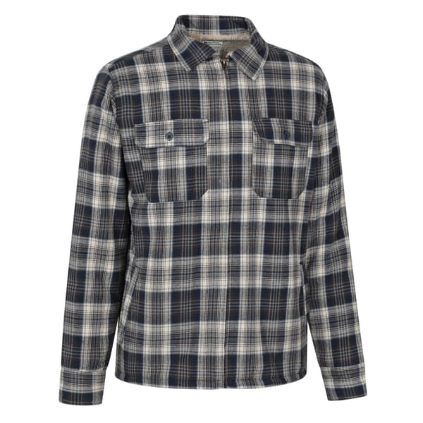 Mountain Warehouse Herr Stream II Flannelfodrad Skjorta 4XL Blå Blue 4XL