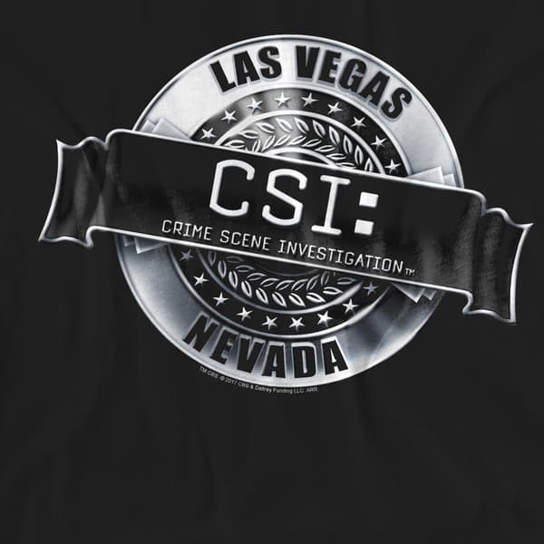 CSI Unisex Vuxen Renderad Logotyp T-shirt M Svart Black M