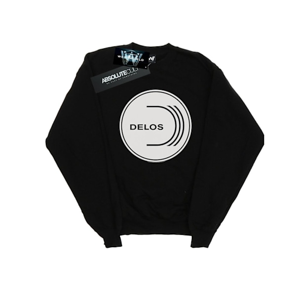 Westworld Dam/Damer Delos Cirkulär Logotyp Sweatshirt XXL Svart Black XXL