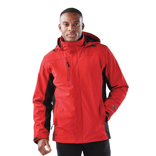 Stormtech Atmosphere 3-i-1 Performance System Jacka för Herr (Vattentät & Andningsbar) Stadium Red/Black 2XL
