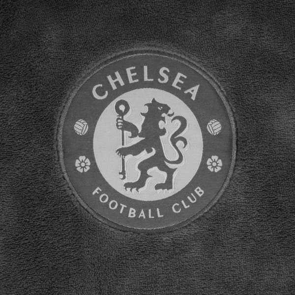 Chelsea Herrars Crest Fleece Morgonrock S Grå Grey S