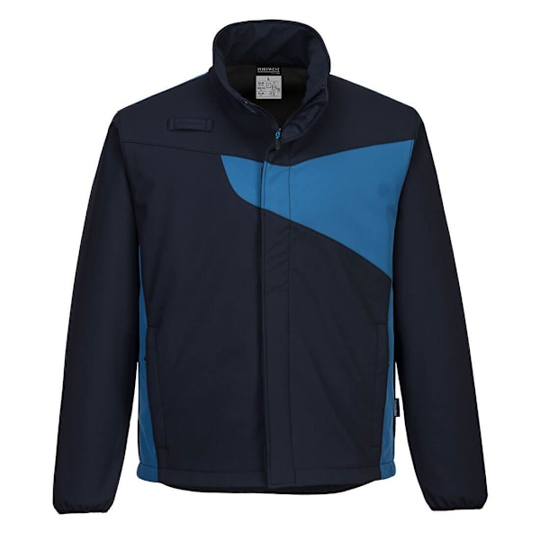 Portwest Herr PW2 Softshell Jacka M Marinblå/Kunglig Blå Navy/Royal Blue M
