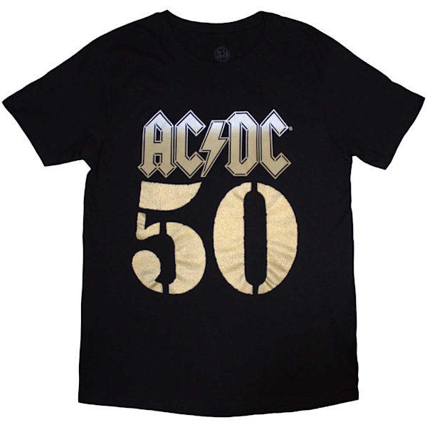 AC/DC Unisex Bolt Array Bomull T-shirt L Svart Black L