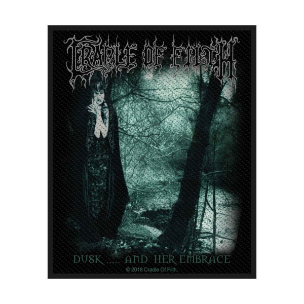 Cradle Of Filth Dusk And Her Embrace Woven Patch One Size Black Black/Green One Size