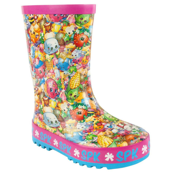 Shopkins Official Girls All Over Print Character Wellies 11 UK Multicoloured 11 UK Child